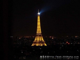 法国巴黎城市建筑繁华夜景摄影欣赏