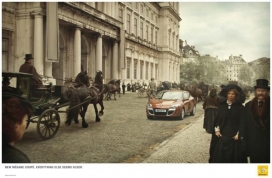 法国雷诺新梅甘娜SUV休闲汽车创意广告