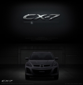 分享中国优秀网页设计师刘畅：Mazda-cx7马自达汽车酷站截图