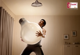 美国Huge Bulb巨大的灯泡快速救济肌肉和关节疼痛平面广告