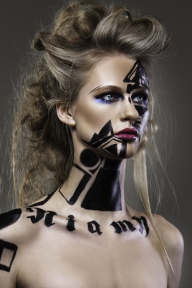 欧美Body Art脸部彩妆摄影欣赏