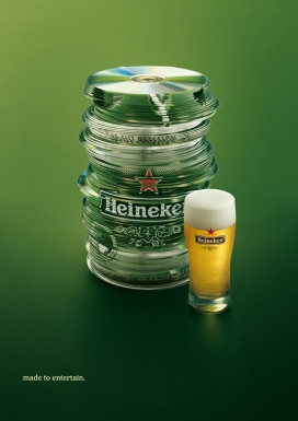 荷兰喜力啤酒Heineken2010创意夏季清凉广告-For a Fresher World对于一个新生的世界