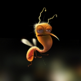 欧美Insects昆虫人性化插画