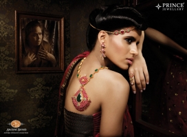 印度Prince Jewellery女性饰品平面设计