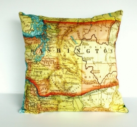 创意世界地图抱枕设计欣赏
