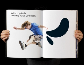 美国Logitech罗技键盘鼠标品牌宣传册设计欣赏