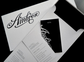 2011 HotelAmbrose identity  酒品牌标识设计欣赏