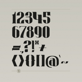 欧美Dockyard Typeface creation字体设计