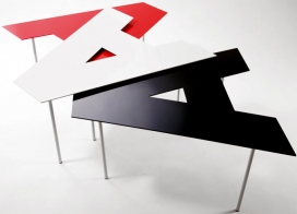 意大利Fontable ― outdoorz gallery字母数字凳子椅子设计
