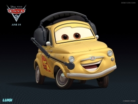 美国2011动画冒险喜剧3D卡通电影《赛车总动员2Cars 2》高清晰海报壁纸
