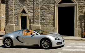 高清晰意大利顶级双门跑车-撒丁岛上的Bugatti布加迪