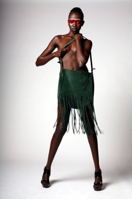 美国黑人女性Fringe-时尚摄影