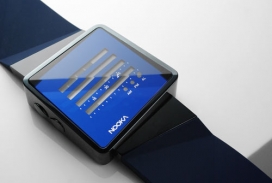 Nooka硅胶表带水晶镜片手表设计