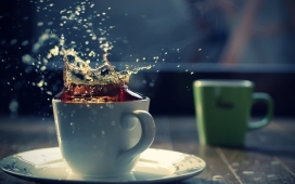 高清晰餐饮咖啡摄影图