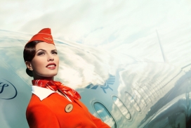 俄罗斯国际航空公司2012年空姐人像