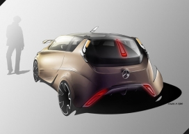 奔驰-大都市氢电动车概念设计