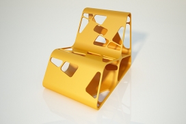 非晶硅“枯叶”状椅子设计