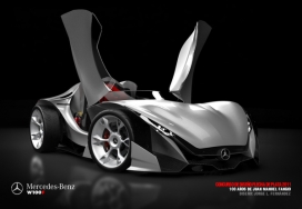 梅赛德斯-奔驰W100F概念汽车设计-阿根廷area75设计师作品