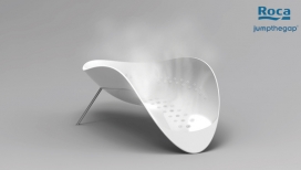 Leaf Lounge时尚浴缸设计-挪威特隆赫姆Romain Duez设计师作品