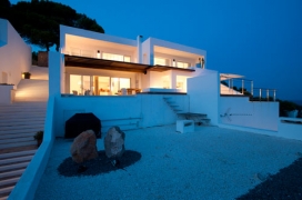 比利时Juma建造师作品-西班牙伊比沙岛复式别墅建筑