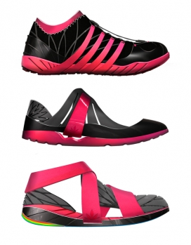 为女运动员设计的鞋-美国Ashin Zhou设计师作品
