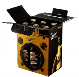 音乐主题啤酒包装-土耳其Miller Boom Box-收音机型啤酒包装