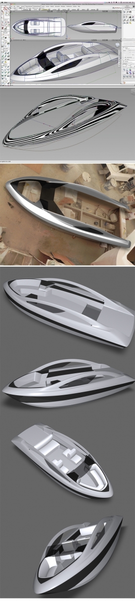 18英尺长的矢量游艇船-阿根廷Glob设计机构出品