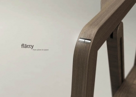 Flätty折叠椅设计-匈牙利Adam Miklosi设计师作品