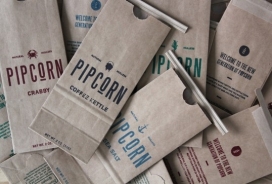 苏格兰设计-Pipcorn爆米花纸质包装设计