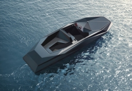 Z-Boat立方体菱形游艇设计-美国Zaha Hadid设计师作品