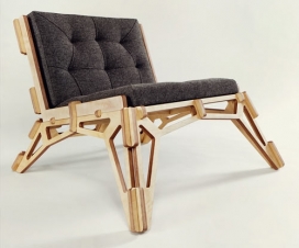 伦敦建筑协会-百世家具椅子茶几展示-Gustav Düsing设计师作品