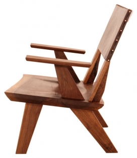 双横臂木工家居椅子设计