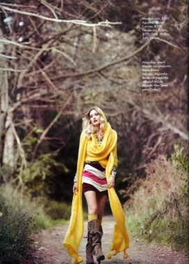 星期六-Elle艾莉阿根廷2012年4月封面杂志摄影