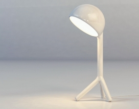Pipixar可爱汤勺台灯设计-哈萨克斯坦阿拉木图Artem Zigert设计师作品