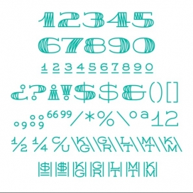 Kiwi猕猴桃字体设计-阿根廷布宜诺斯艾利斯Sebastian Gagin字体设计师作品