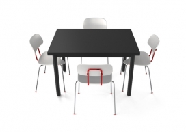 Smart Chair餐桌设计-法国巴黎Julien Bergignat家居设计师作品