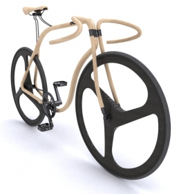 Thonet蒸汽弯曲工序的概念自行车-伦敦Andy Martin工业设计师作品