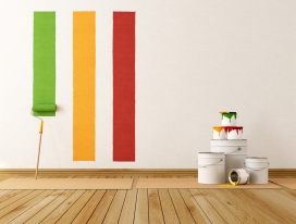 我的“漆”彩室内空间壁纸