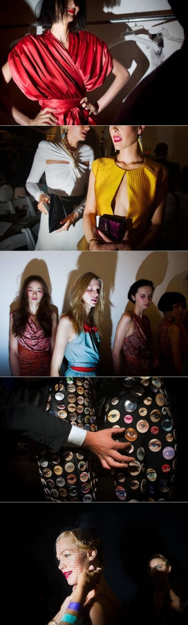纽约和伦敦-时装周模特幕后秀-美国布鲁克林区Dina Litovsky摄影师作品