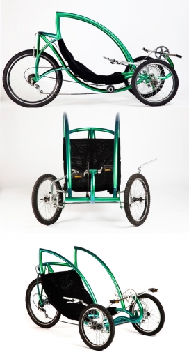 Grasshopper蚱蜢三轮车-俄罗斯莫斯科Yakov Faibisovich工业设计师作品