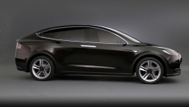 Tesla特斯拉X型汽车多角度壁纸