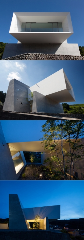 日本南部巨大矩形望远镜形房屋建筑-mA-style建筑师作品
