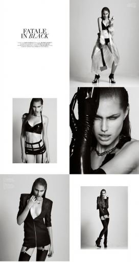 黑色的“蛇蝎”美人-丹麦哥本哈根Henrik Adamsen时尚女摄影师作品