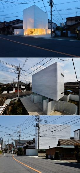 日本Torus白色房屋建筑，一个两层楼的房子