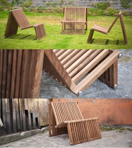 多功能，生态，放松，娱乐休闲的完美Silla M木凳椅子