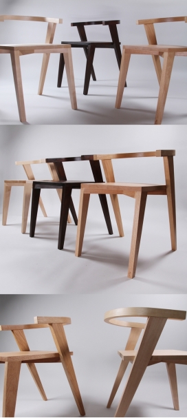 CFBM精致时尚木椅设计
