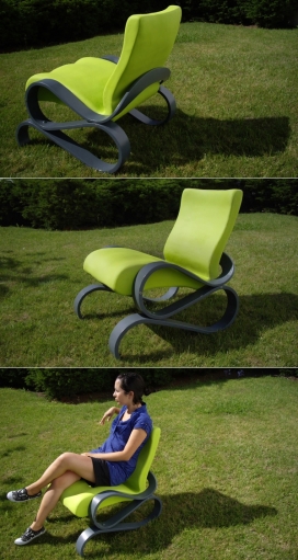 意大利干面条扶手椅家具设计