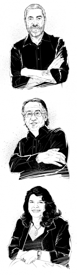 EPOCA圣保罗杂志人物手绘肖像插画