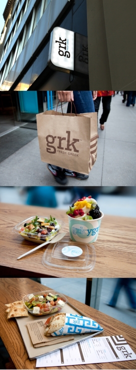 希腊快速休闲美食品牌餐厅GRK设计