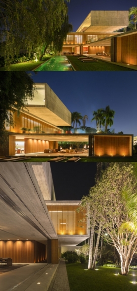 Casa Pinheiro混凝土房子-巴西建筑师马尔西奥・高根作品